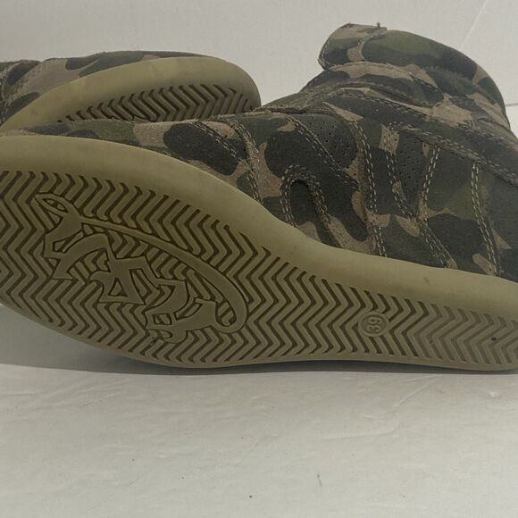 Ash Women’s Sz EU 39 US 8, 8.5, 9 Camo Wedge Heal Ankle Sneaker Shoe Bootie - Picture 11 of 14
